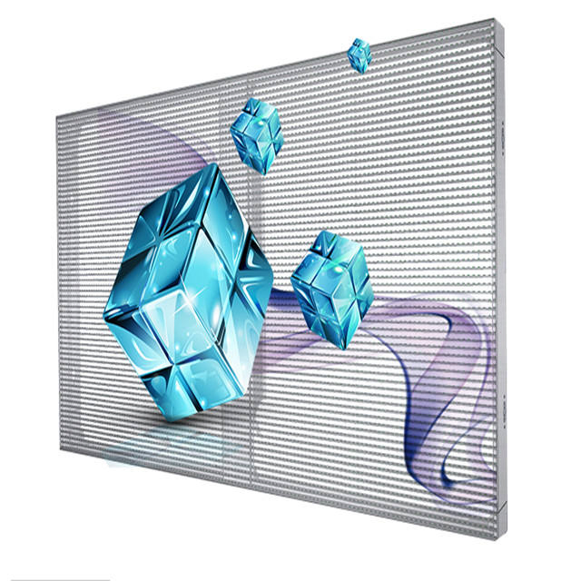 New Technology Products P3.91-7.81 Transparent Indoor Window Glass Transparent LED display Screen