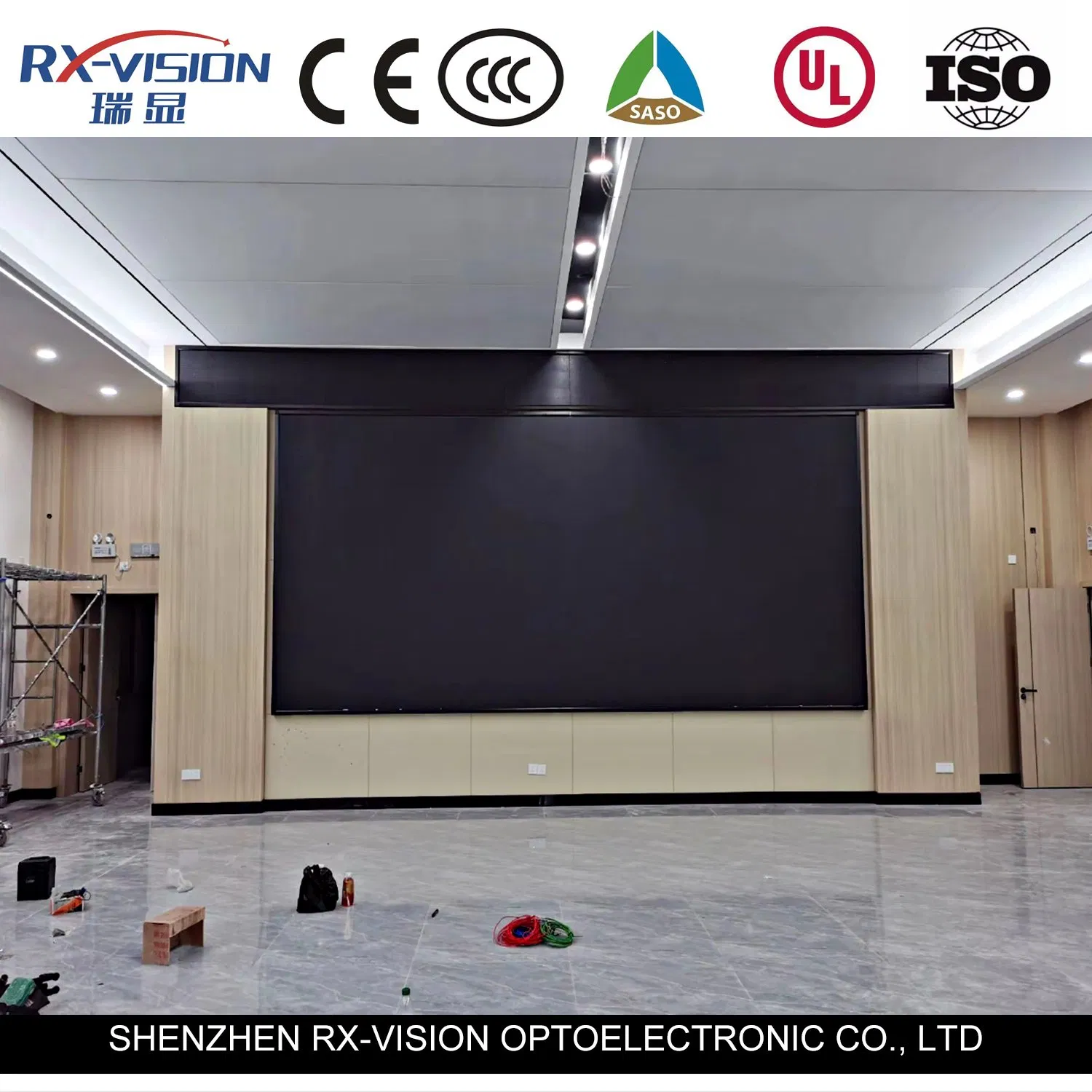 HD Indoor Fixed LED Display Screen P1.56 Small Pixel Pitch Indoor LED Display LED Video Wall