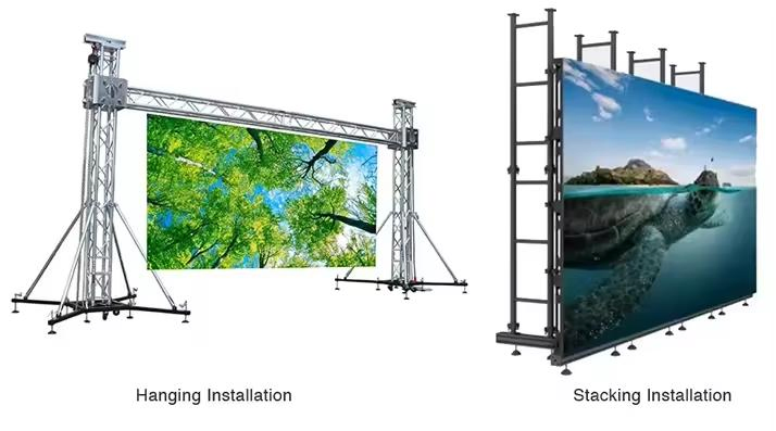6500 Nits High Brightness COB P2 P2.6 P3 P3.9 Waterproof Outdoor Rental LED Video Wall Display Screen Panel