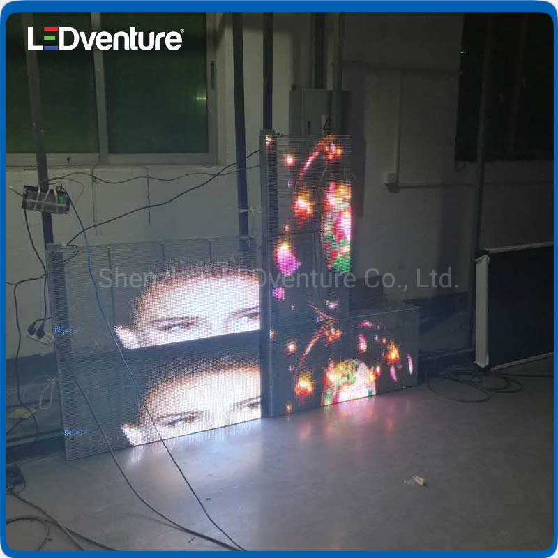 LED Flexible Film Transparent Screen Display for Indoor