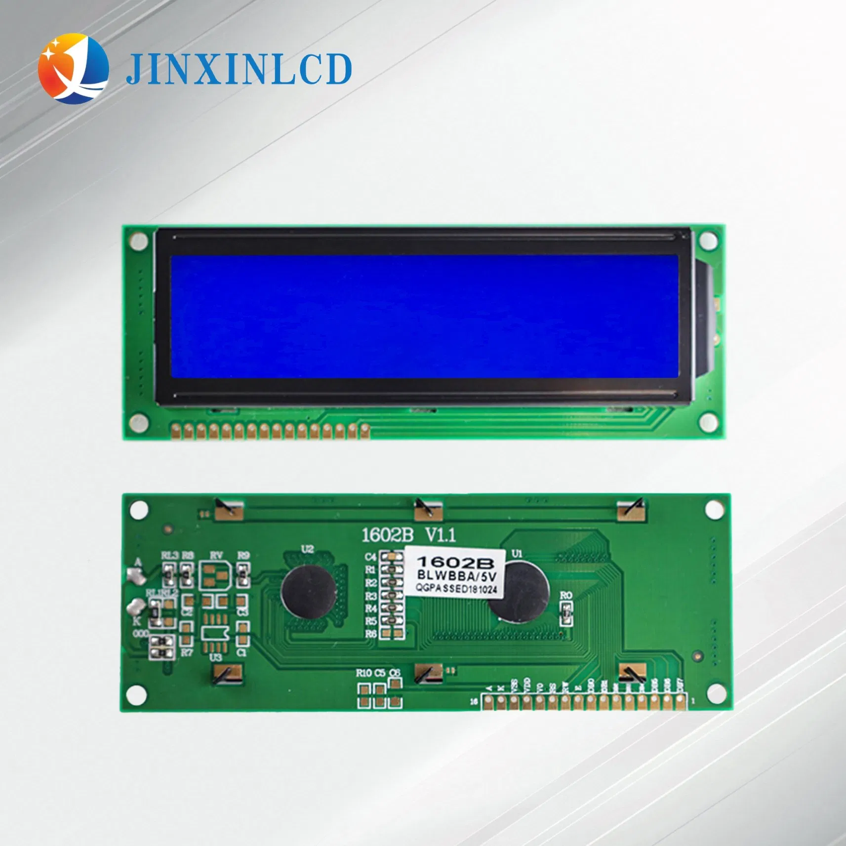 Monochrome COB 1602 Character 5V LED Backlight Splc780d IC 16X2 LCD Display