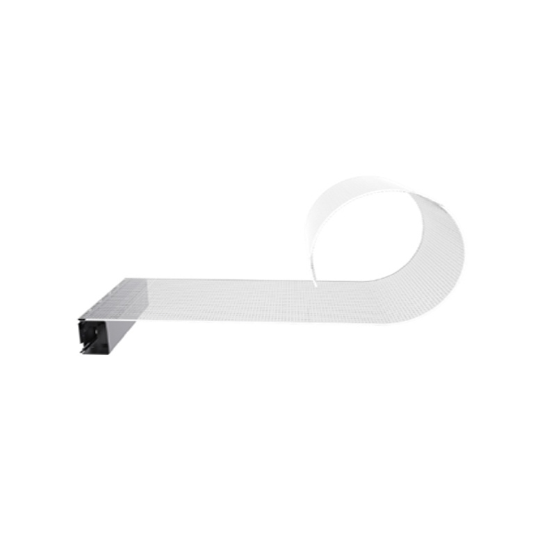 Adhesive Advertising Digital Billboard LED Flexible Video Wall Soft Curved Curtain Transparent Display for Subway Station