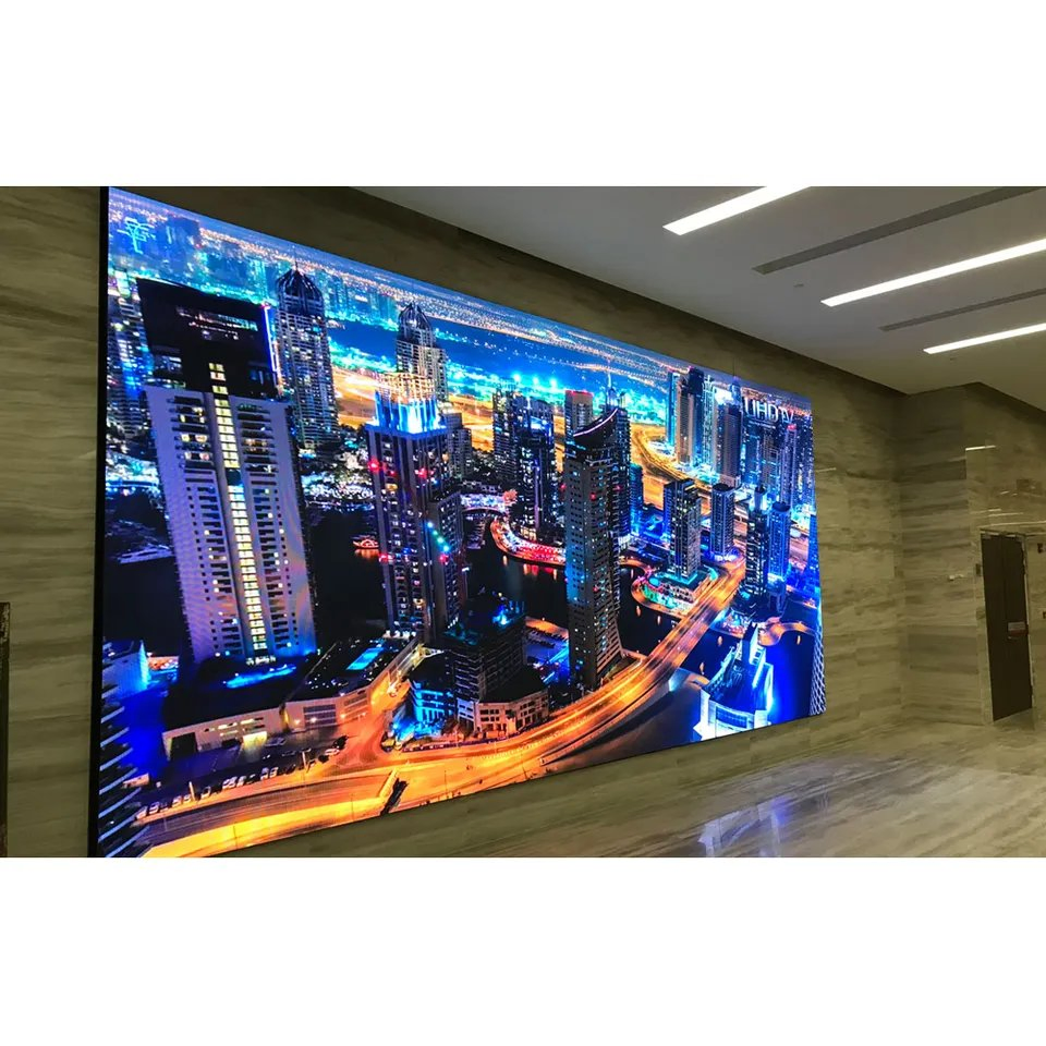 P0.9mm P1.2 P1.25 P1.5 P1.8 Small Pixel COB Indoor LED Display Screen Fine Pitch LED Video Wall