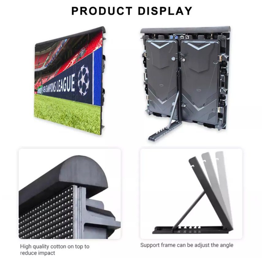 P5/P6.67/P8 /P10 Giant Outdoor Football Stadium Perimeter LED Display Screen Perimeter Stadium Banners Wall Display Screen
