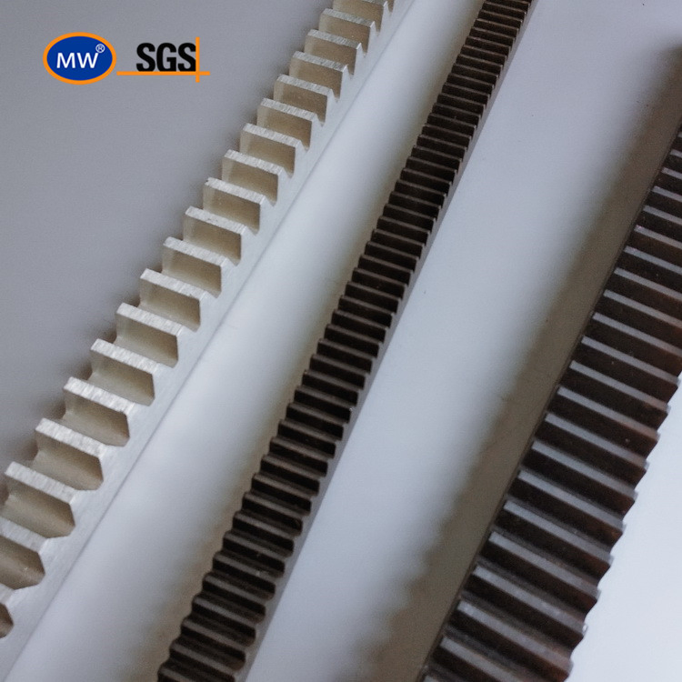 MW OEM Flexible Metric Linear Round CNC Helical Spur Curved Steering Plastic Nylon Stainless Steel Pinion Gear Rack for Automatic Door Gate Window Opener
