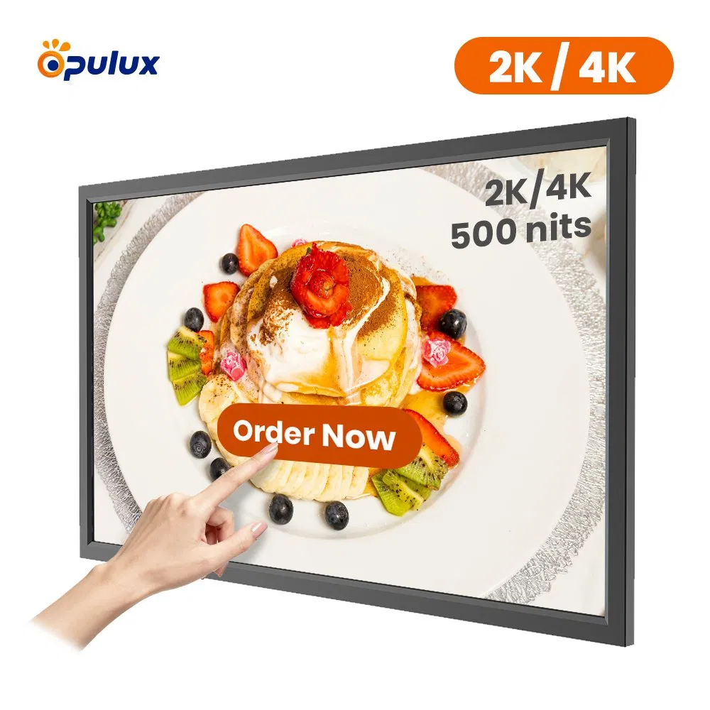 Commercial Digital Signage Wall Mount Touchscreen Android LCD Advertising Display