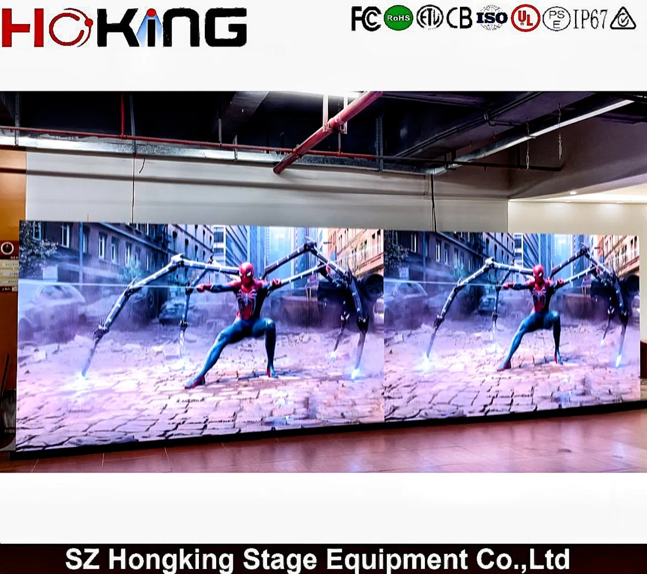Indoor P1.87mm LED Display Video Wall High Resolution Small Pixel Pitch SMD 1515