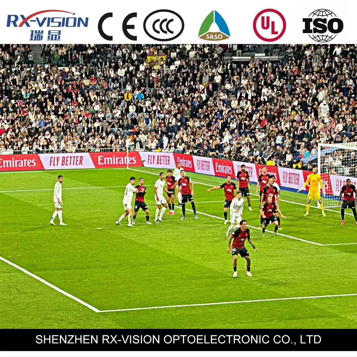 Outdoor P8.33 Stadium Perimeter LED Display Big Large LED Stadium Advertising Display TV Screens for Football Stadium Perimeter