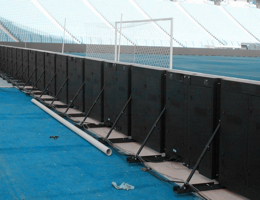 Stadium LED Screen Programmable Football Perimeter LED Signs Advertising P2.5 P4 Sport Soccer Field Perimeter LED Display