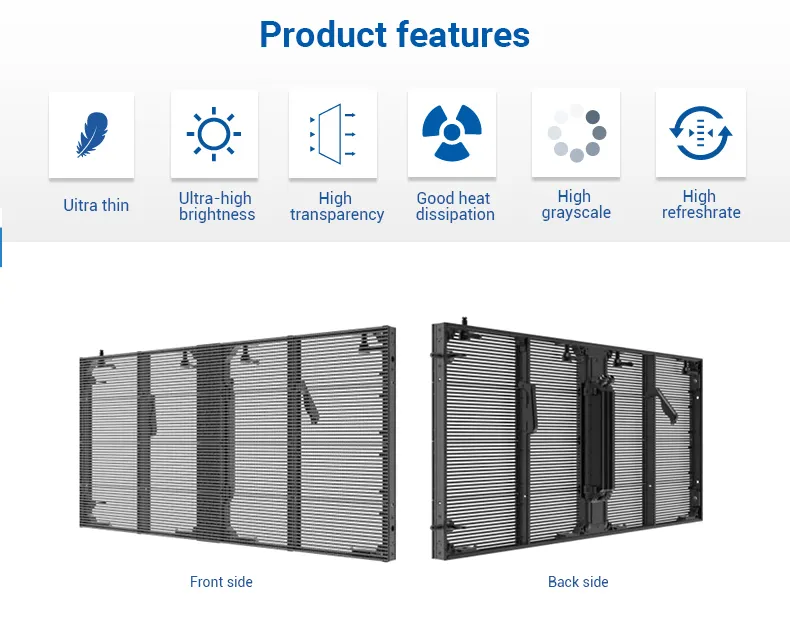 Transparent LED Screen Display 2