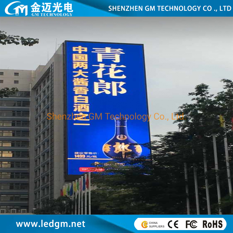 P3/P4/P6/P8/P10 High-Brightness Outdoor Advertising Video Wall Waterproof Billboard Digital Screen LED Wall Panel Full Color LED Display