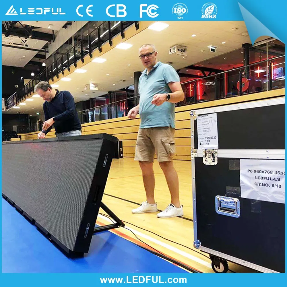 Large Sport Stadium LED Board Soccer Match Advertising Video LED Screen P8 P10 P16 Perimeter LED Display