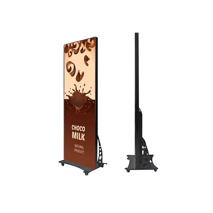 Portable Smart Advertising Player LED Screen Digital Indoor LED Poster Display