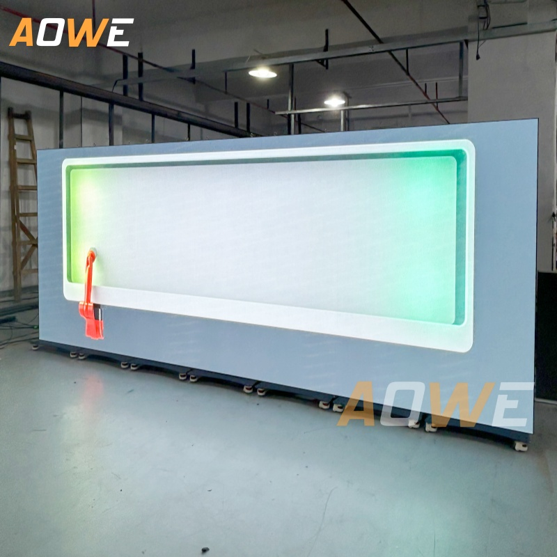 Full Color P2.5 Indoor LED Poster Display Screen WiFi USB Floor Standing Portable LED Advertising Digital Poster Display