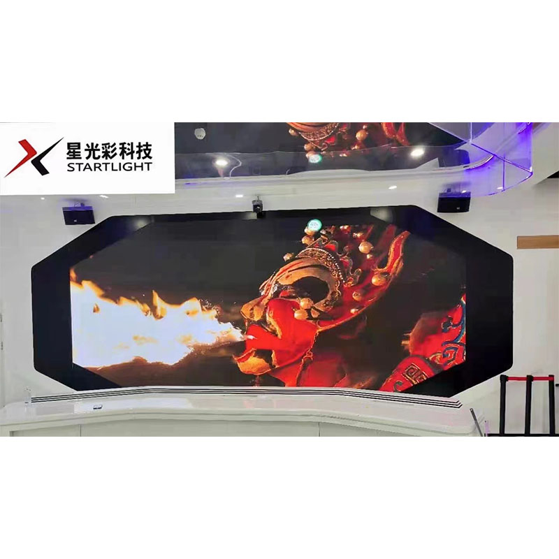 P2.6 Indoor Creative 3D Advertising Capacitive TV LED Video Wall Display for Front Service