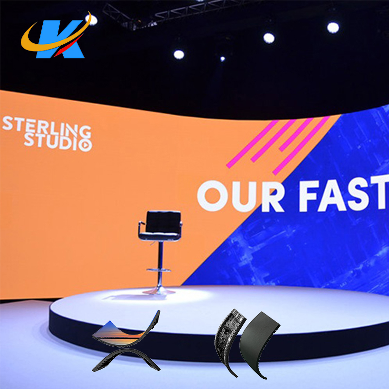 Large P1.25 P1.5 P1.86 Indoor Control Live News Room Flexible LED Display