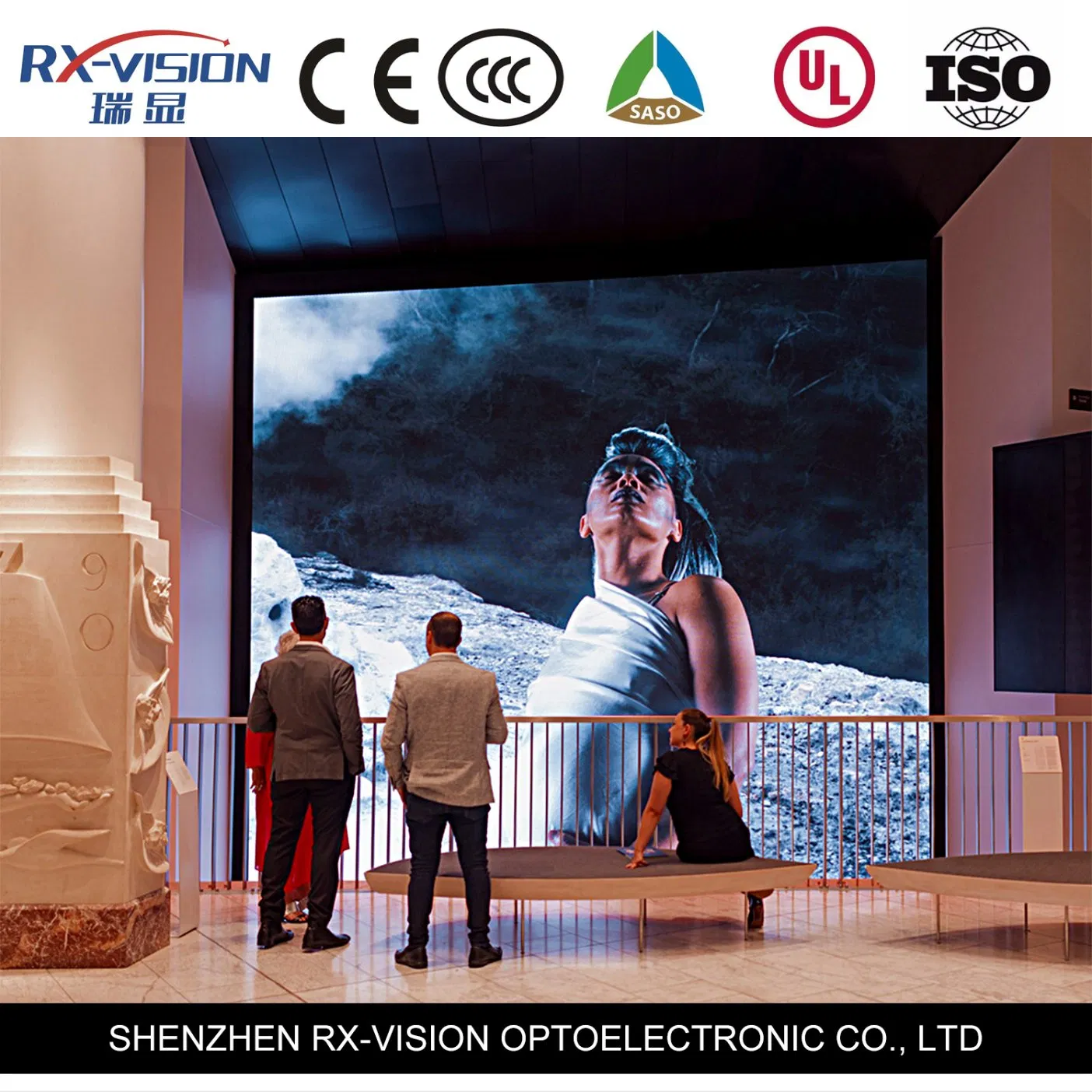 Custom Price Indoor Small Pitch SMD Fixed P1.56 Display Video Wall LED Screen on Sale