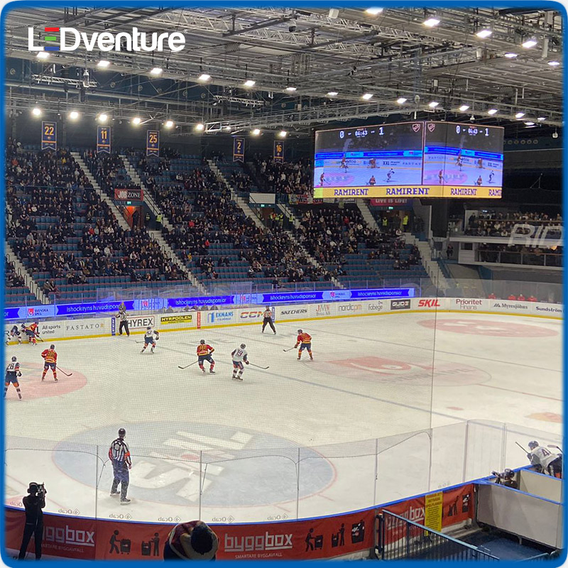 P4 Outdoor Advertising Stadium Slim Design for Perimeter Sport Electronic Scoreboard Pantallas LED 3D Cube Billboard Module Text Display Screen