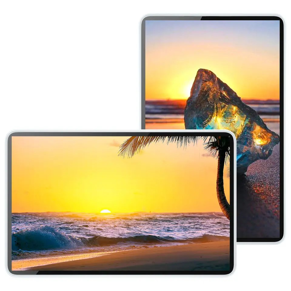 Commercial Display Android Ultra Thin Wall Mounted Digital Signage LCD Advertising IR Touch Screen