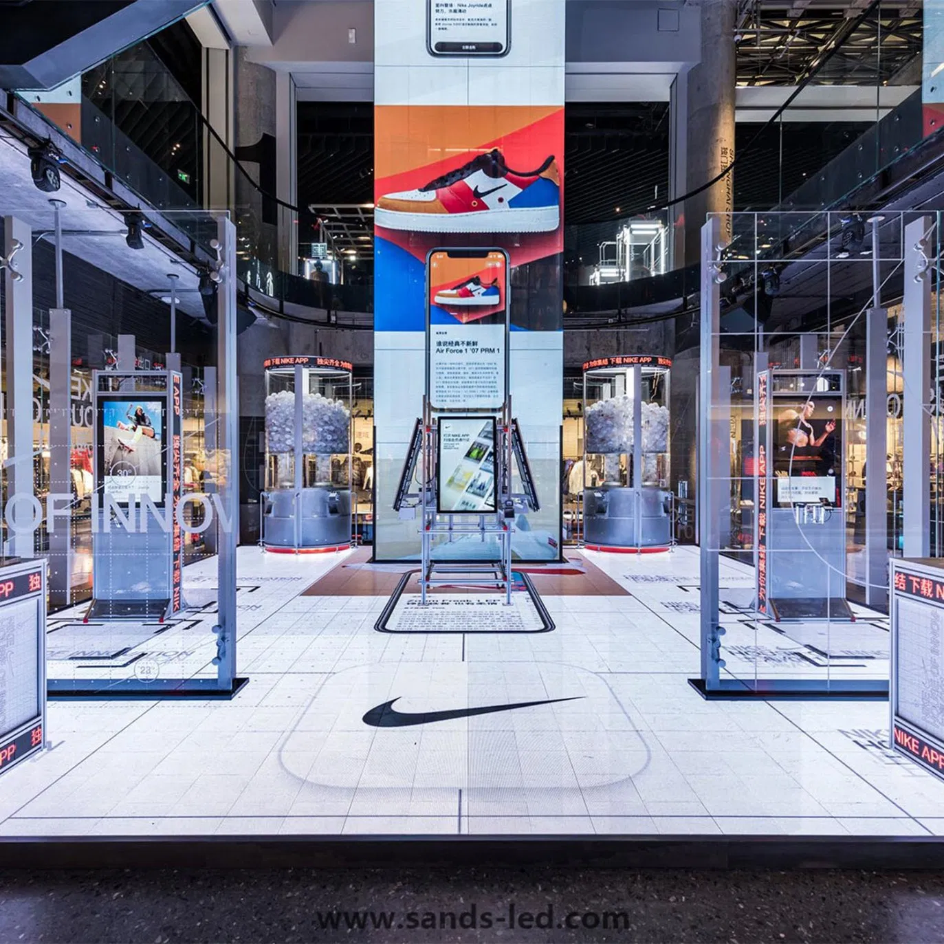 Vertical Floor Intelligent Digital Signage Commercial Poster Billboard WiFi 4G USB Display