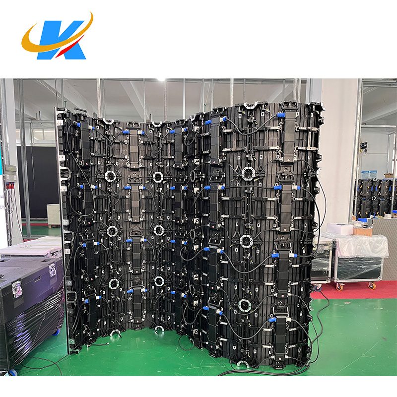 Curved Soft Rental LED Screen 500X500 Flexible LED Display Video Wall Panels