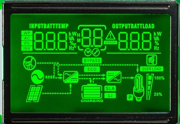 Va Htn LCD Display Module COB LCD with White LED Backlight
