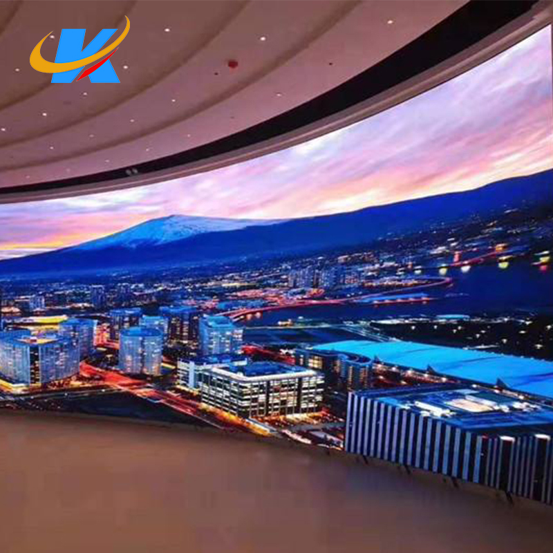 Large P1.25 P1.5 P1.86 Indoor Control Live News Room Flexible LED Display