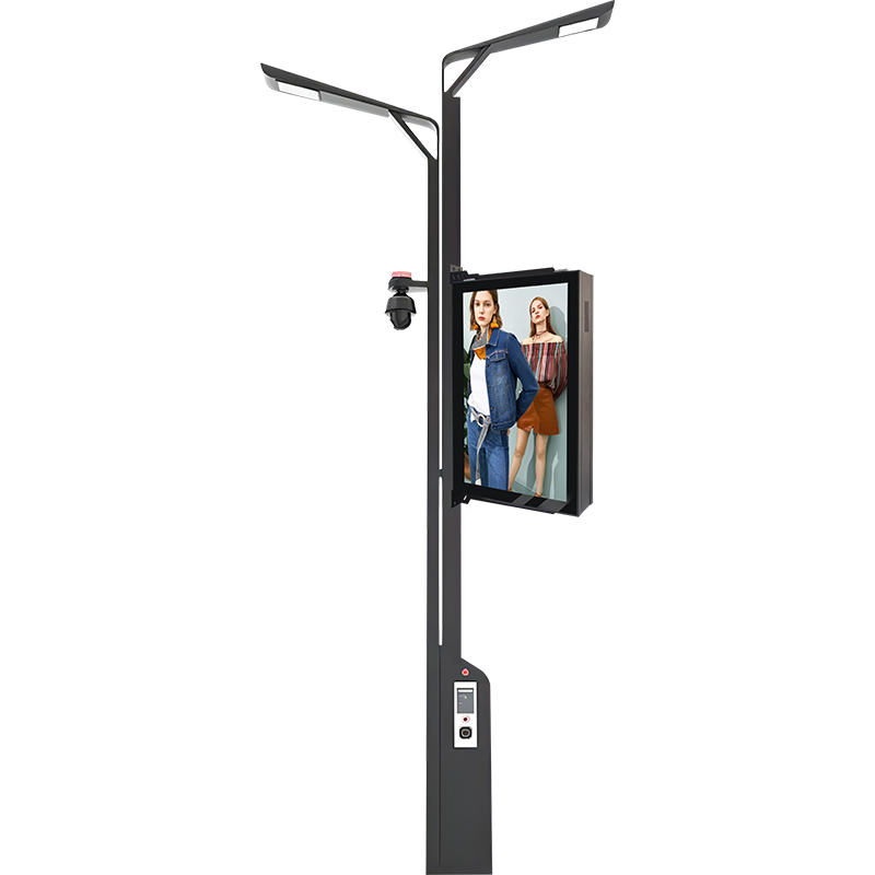 High Brightness Smart City Digital Signage Display IP65 Waterproof Outdoor Street Pole Advertising LED Screen
