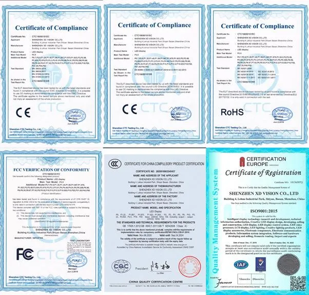 Certificates