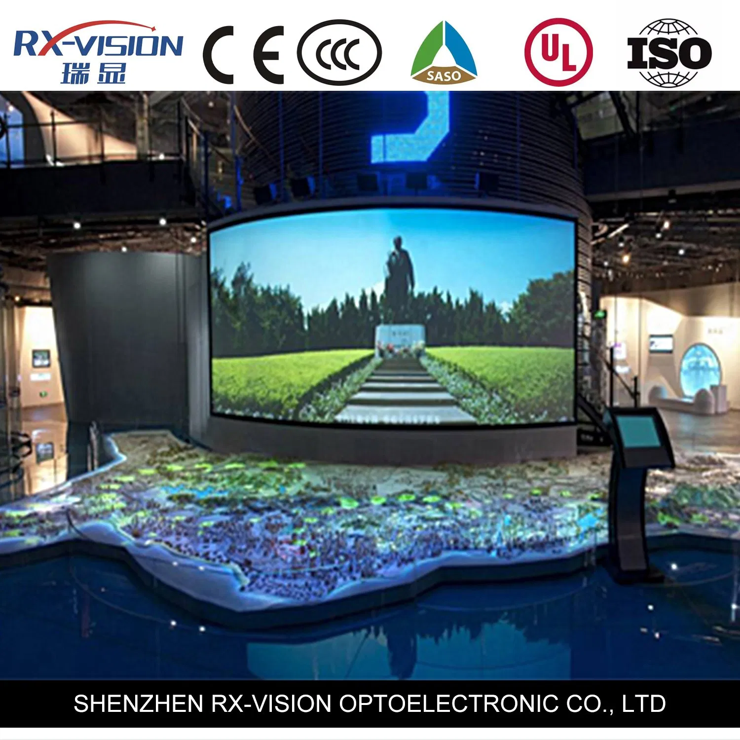 P3.91 Full-Color Interactive Digital Interactive Stand Game Video Stage Platform Floor Tile Wall Dance LED Display Screen