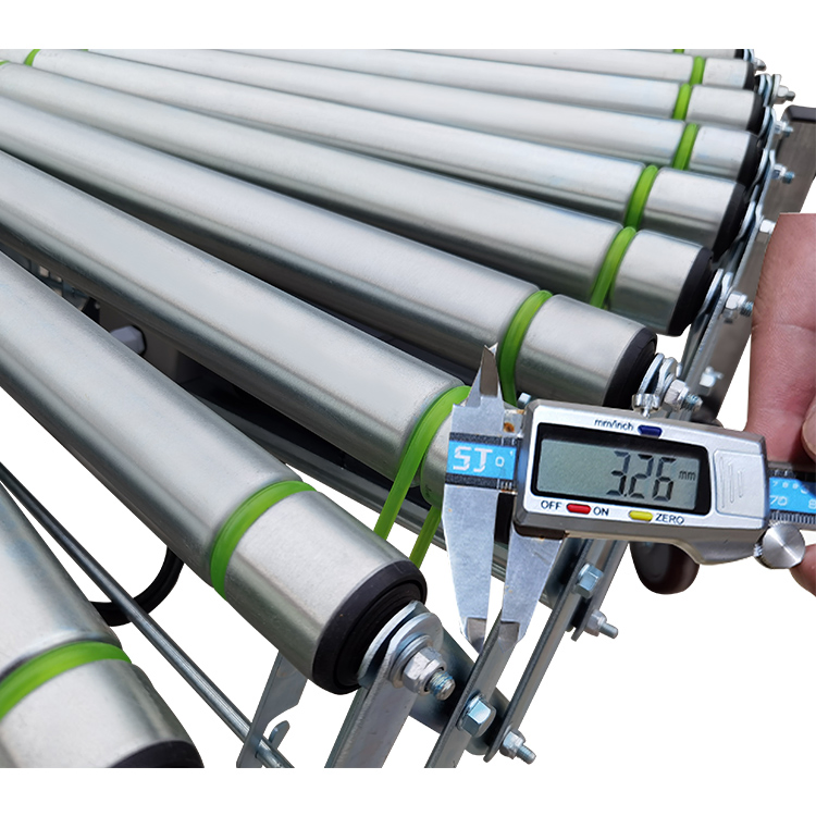 Liangzo Power Flexible O Line Telescopic Roller Conveyor for Packaging Solution
