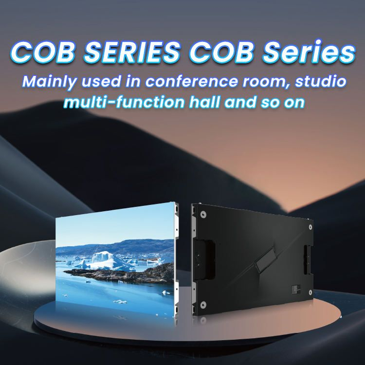 600X337.5 Indoor COB LED Display Screen P0.93 High Density Screen Panel 16: 9 HD Full Color Church LED Video Wall