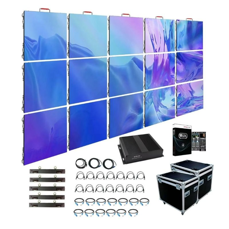 500X500mm Cabinet Giant Indoor Outdoor Full Color P2.9 P3.91 P4.8 P2.6 Stage Background Seamless Rental LED Display Screen