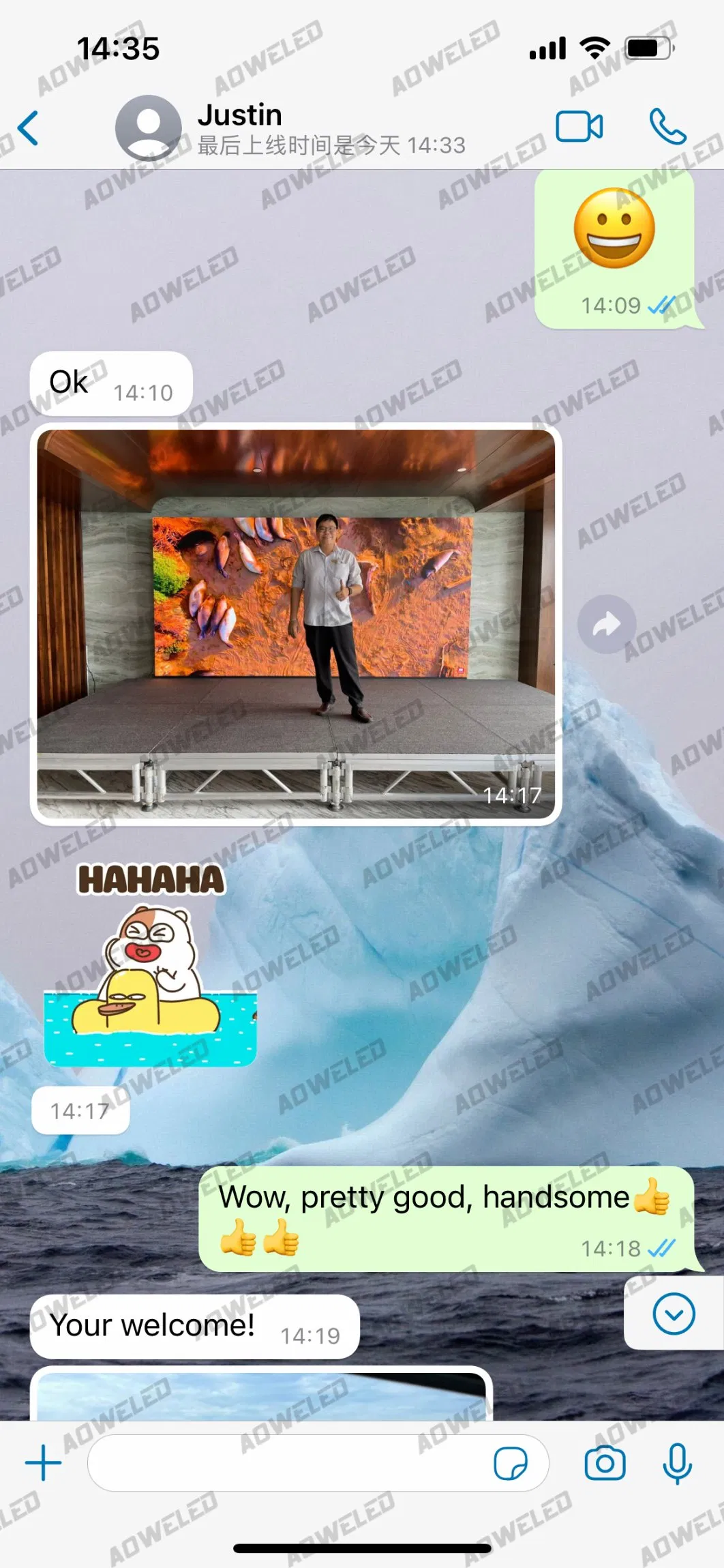 16: 9 600X337.5mm P0.9 P1.2 P1.5 COB LED Video Wall Indoor Seamless Small Fine Pixel Pitch Display Screen