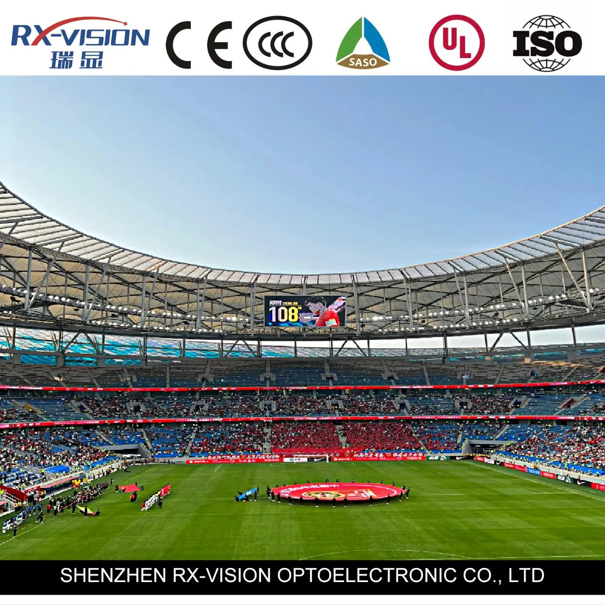 P6.25 Outdoor Football Perimeter LED Display Advertising Stadium Football Soccer Outdoor LED Screen
