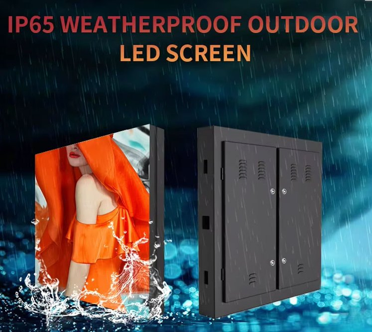 High Brightness 6000 Units Outdoor LED Display with Waterproof and Advertising Function