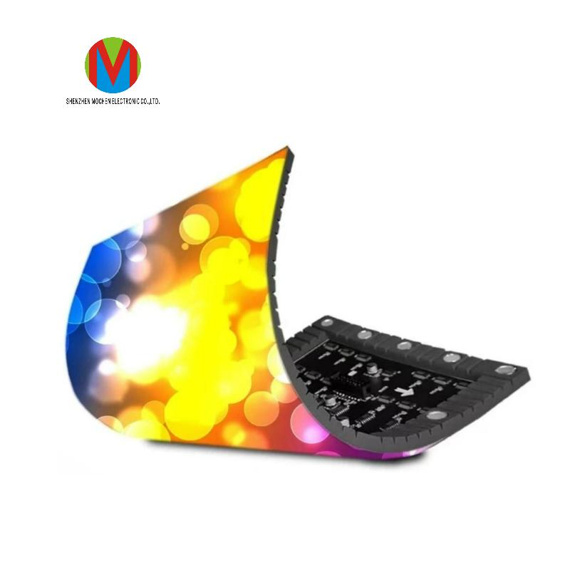 Mzcled OEM ODM Factory 320*160mm Size Full Color P2 P2.5 P3 P4 Indoor Soft Curved Flexible LED Screen Panel for Digital Signage Display