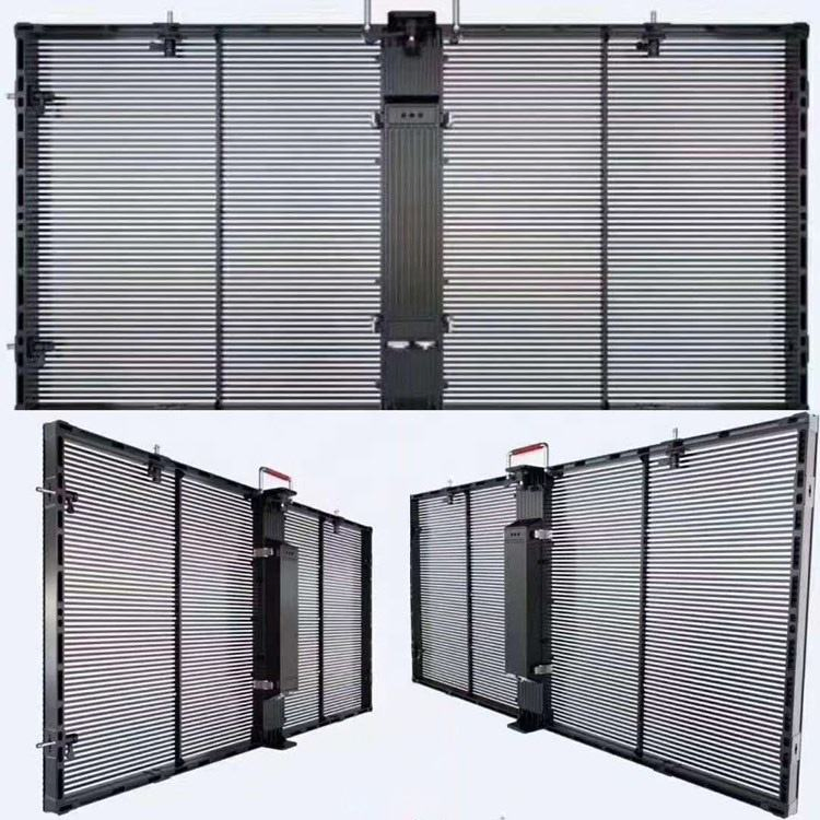New Technology Products P3.91-7.81 Transparent Indoor Window Glass Transparent LED display Screen