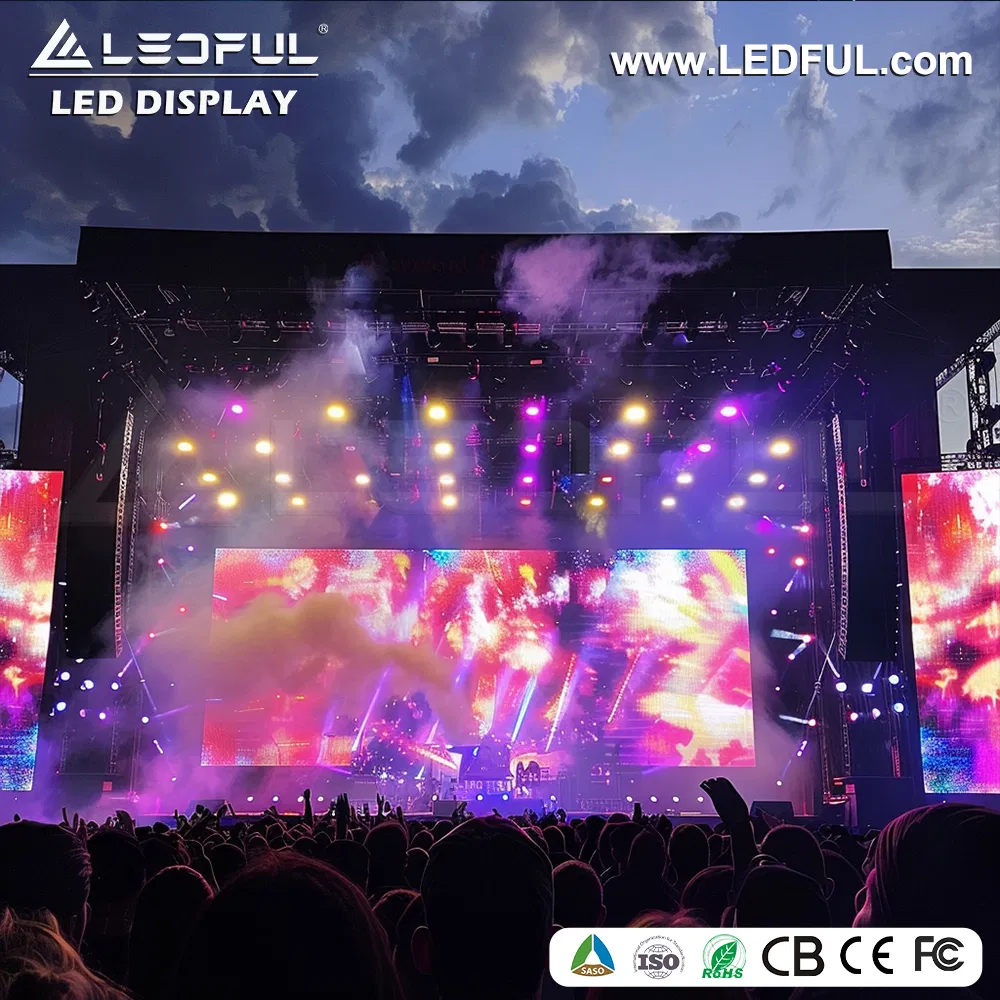 P4.81 SMD Weatherproof LED Video Wall for Outdoor Event Use
