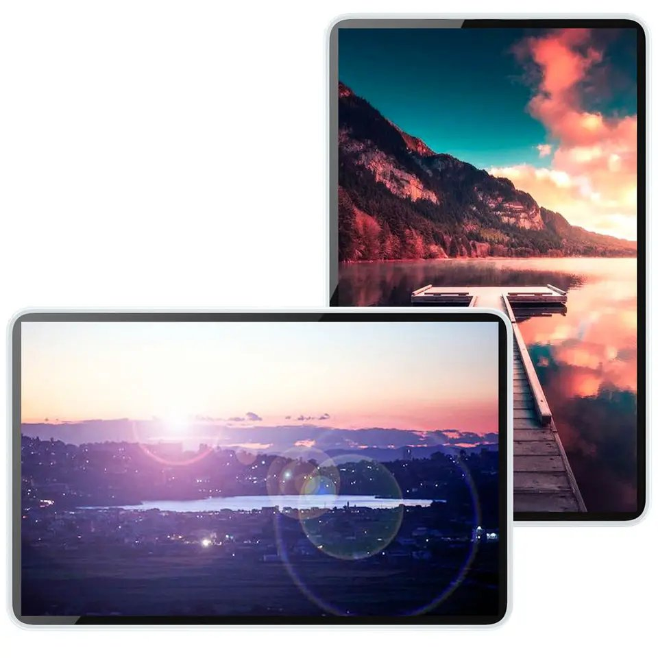 Commercial Display Android Ultra Thin Wall Mounted Digital Signage LCD Advertising IR Touch Screen