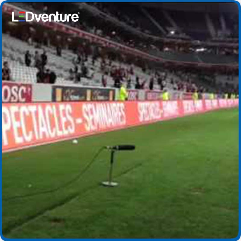 Outdoor Stadium P10 Score Board Football Perimeter LED Display