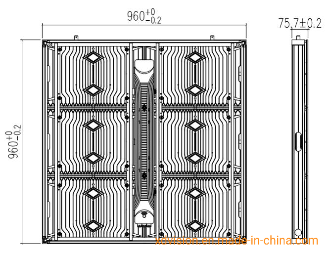 Full Colour Sports Stadium Perimeter LED Advertising Board Front Maintenance Service Outdoor LED Screen Display