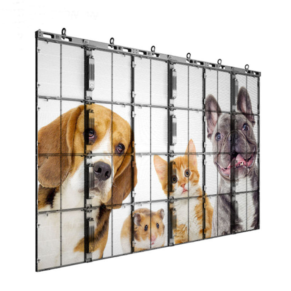 Indoor Ultra-Thin and Light Film Transparent Window Glass LED Wall Panel Display