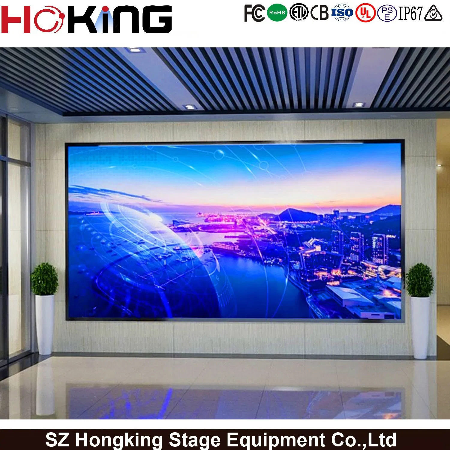 Indoor P1.87mm LED Display Video Wall High Resolution Small Pixel Pitch SMD 1515