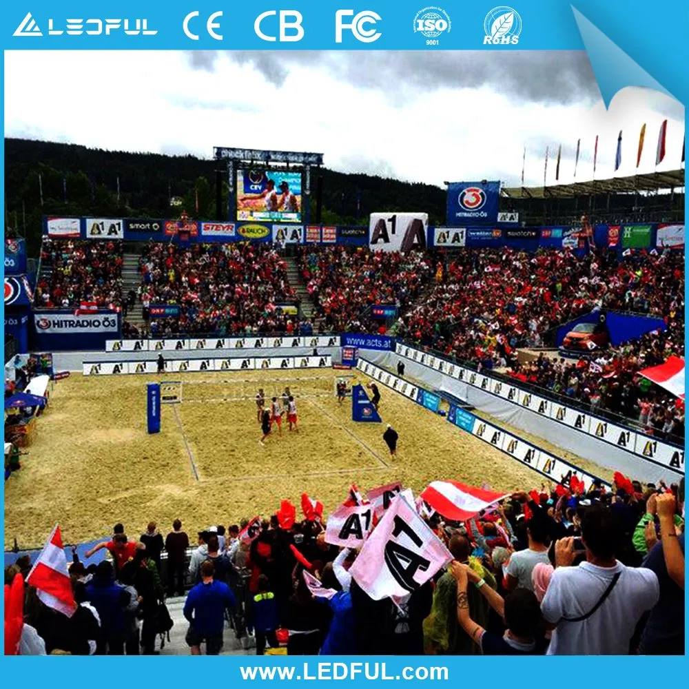 Outdoor Sports Stadium LED Advertising Display Panel P8 P10 Football Perimeter LED Display Board