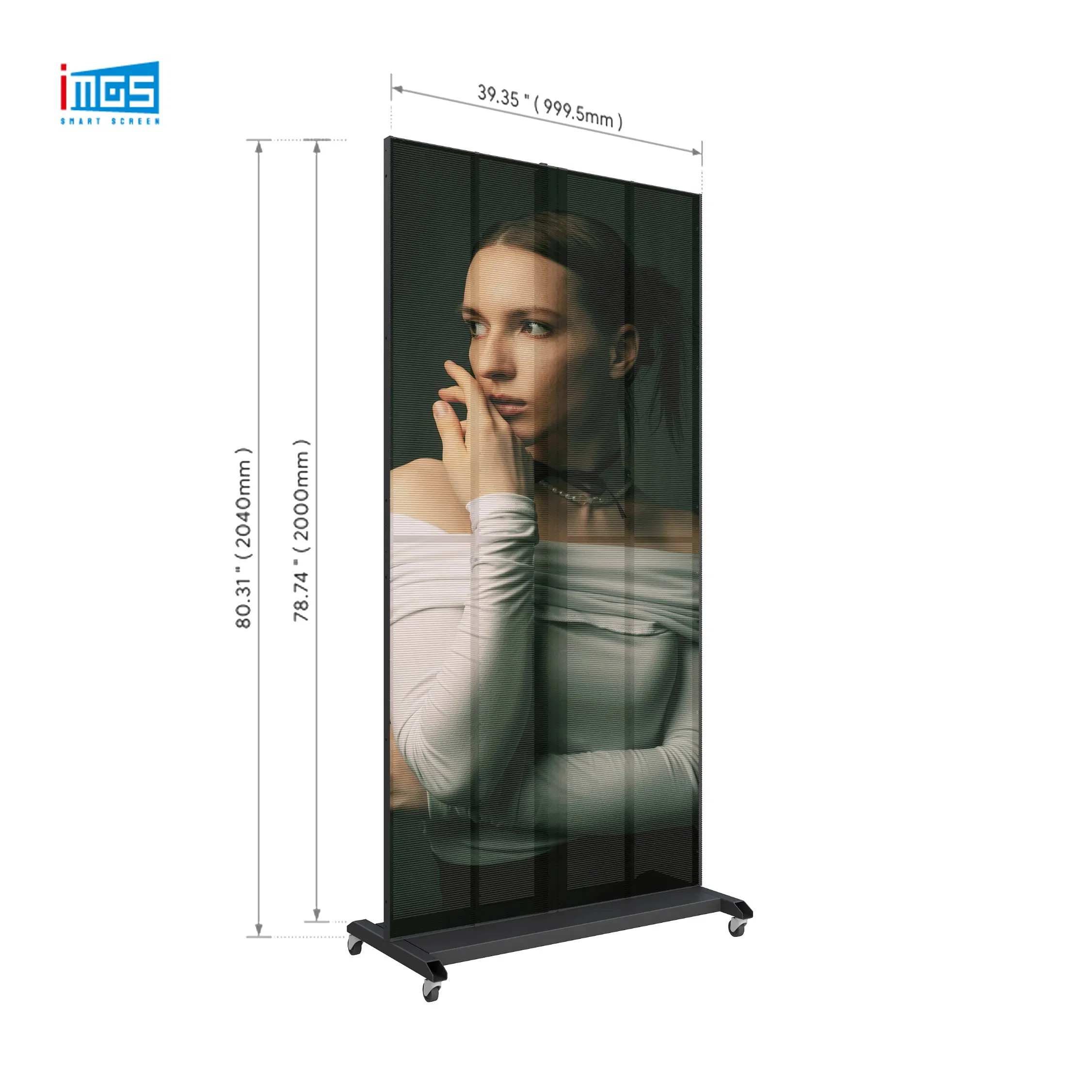 Indoor Glass Window Transparent LED Film Display