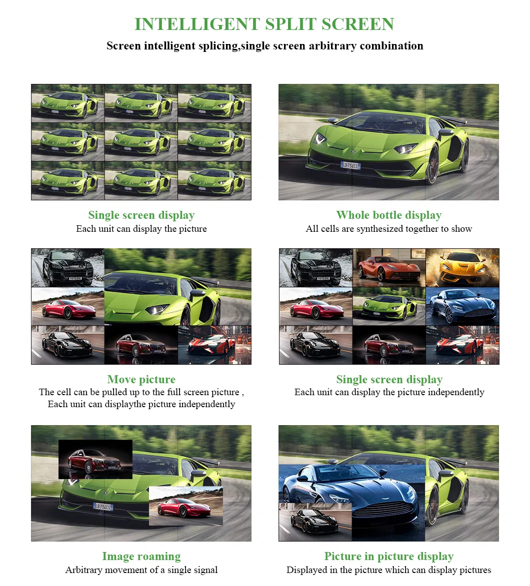 Intelligent splicing combination