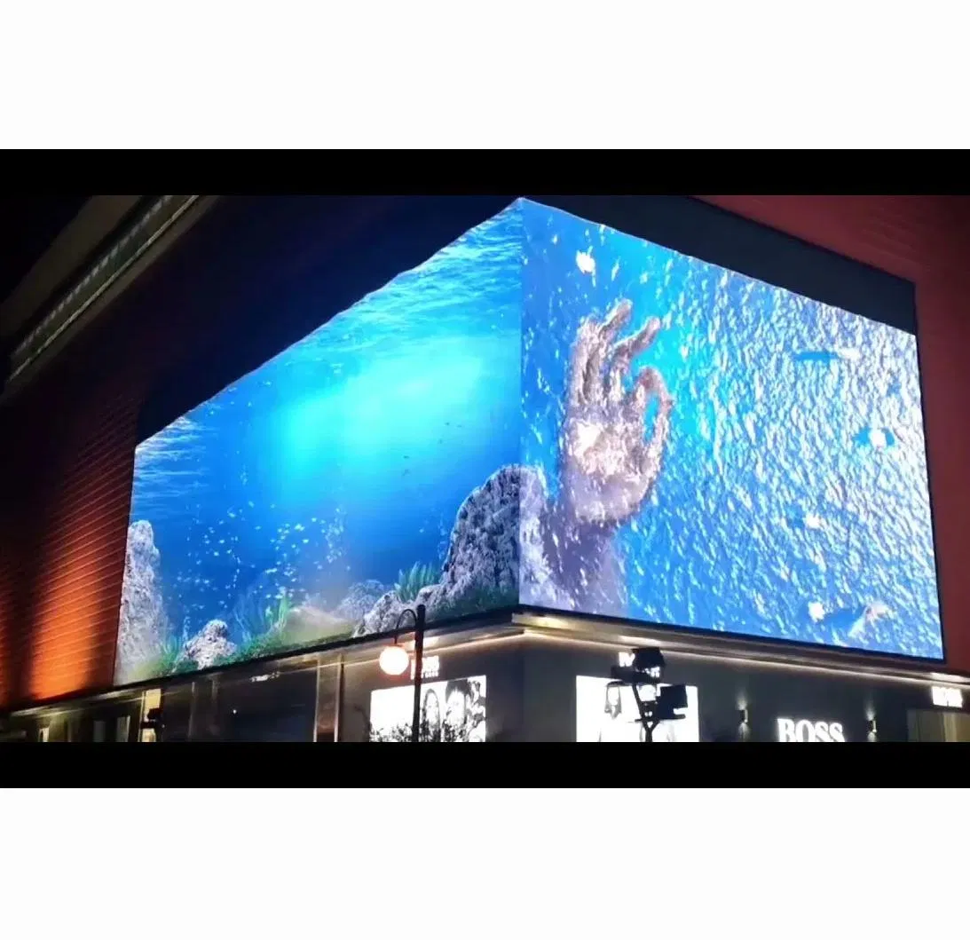 China Guangming 3D Giant External Waterproof P10 LED Display for Outdoor Advertising Screen
