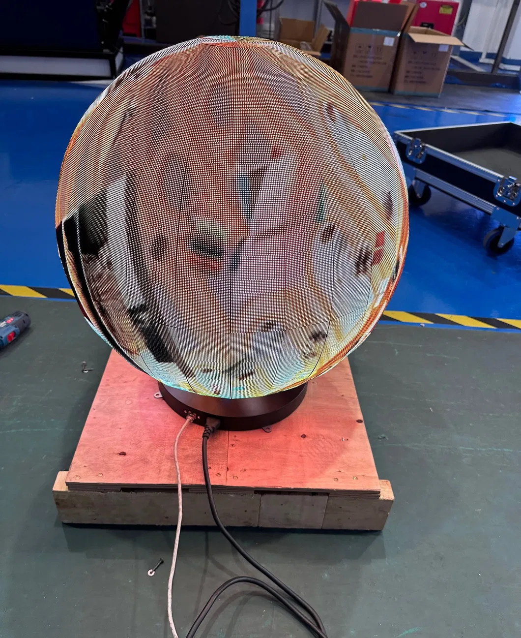 Sphere Display Testing