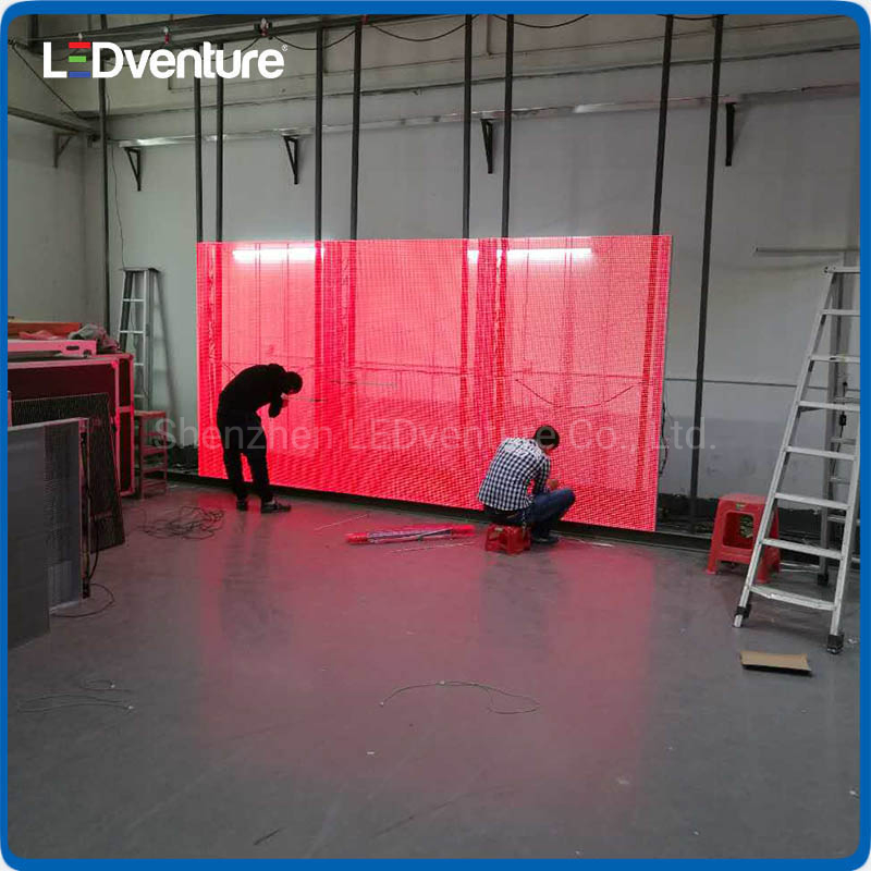 LED Flexible Film Transparent Screen Display for Indoor